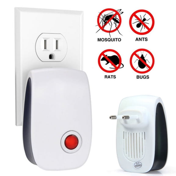 Ultrasonic Pest Repeller,Electronic Plug-in Indoor Mosquito Repellent Pest Control for Insects Roaches Mice Bugs Mouse Rodents Mosquitoes Spiders,US Plug,Range up to 120sqm