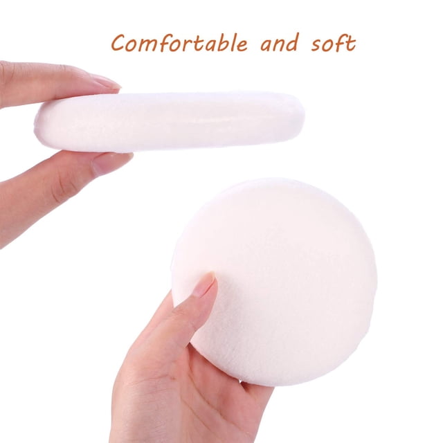 2Pack Powder Puff, Large Loose Powder Puff, Powder Puff for Body Powder ...
