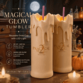 thumbnail image 1 of 2Pack Practical Magic 2 Flicker Flame Candle Tumbler with Straw, Dripping Candle Style Novelty Drink Cup with Flame Detail, Movie Inspired Beverage Tumbler for Halloween Gift, 1 of 9