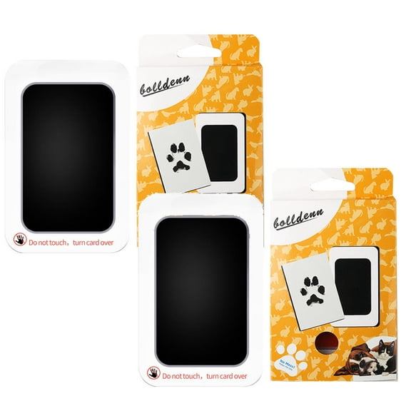 2Pack Print Ink Pad Dog Nose Print Kit Cat Print Stamp | Dogs Cats Easy Clean Up Pawprint Printing Kit Keepsake Pawprint Kit Pad For Impressions Desktop Ornament Home Decor
