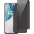 thumbnail image 1 of 2Pack Privacy Screen Protector For OnePlus Nord N10 5G , Easy Installation Anti-spy Tempered Glass, 1 of 3