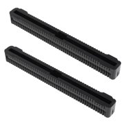 2Pack Professional Surf Longboard Accessories Fin Case Nylon Plus Fiber Material,Black
