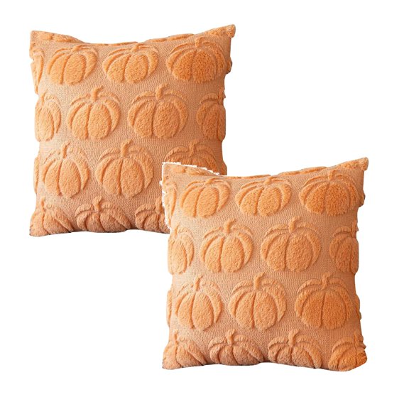 2Pack Pumpkin Fall Decorative Throw Pillow Covers Pillow Case Home Decor