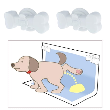 2Pack Puppy Training Pad Holder (White) Any Size , Magnets on Most Flat Surfaces