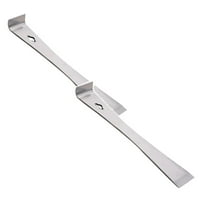 2Pack Purpose 2024 Upgrade Stainless Steel Pry Bar Scraper Set Trim Puller Tool For Baseboard Multifunctional Nail Puller Small Flat Pry Bar For Pulling Pryi Cutter Home Decor