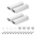 thumbnail image 1 of 2Pack Push to Open Door Latch, Aluminum Alloy Magnetic Push Latches, Silver, 1 of 6