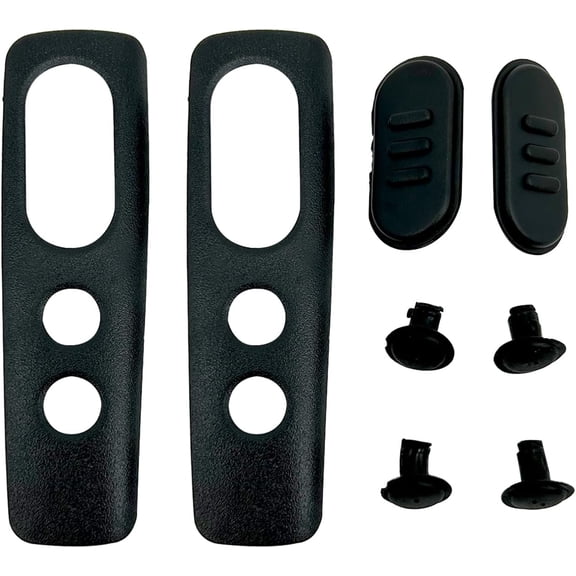 2Pack Push to Talk PTT Button Two Way Radio Key Switch Talk Button with Rubber for A10 A12 A10D CP110 CP110D RDU4100 RDV5100