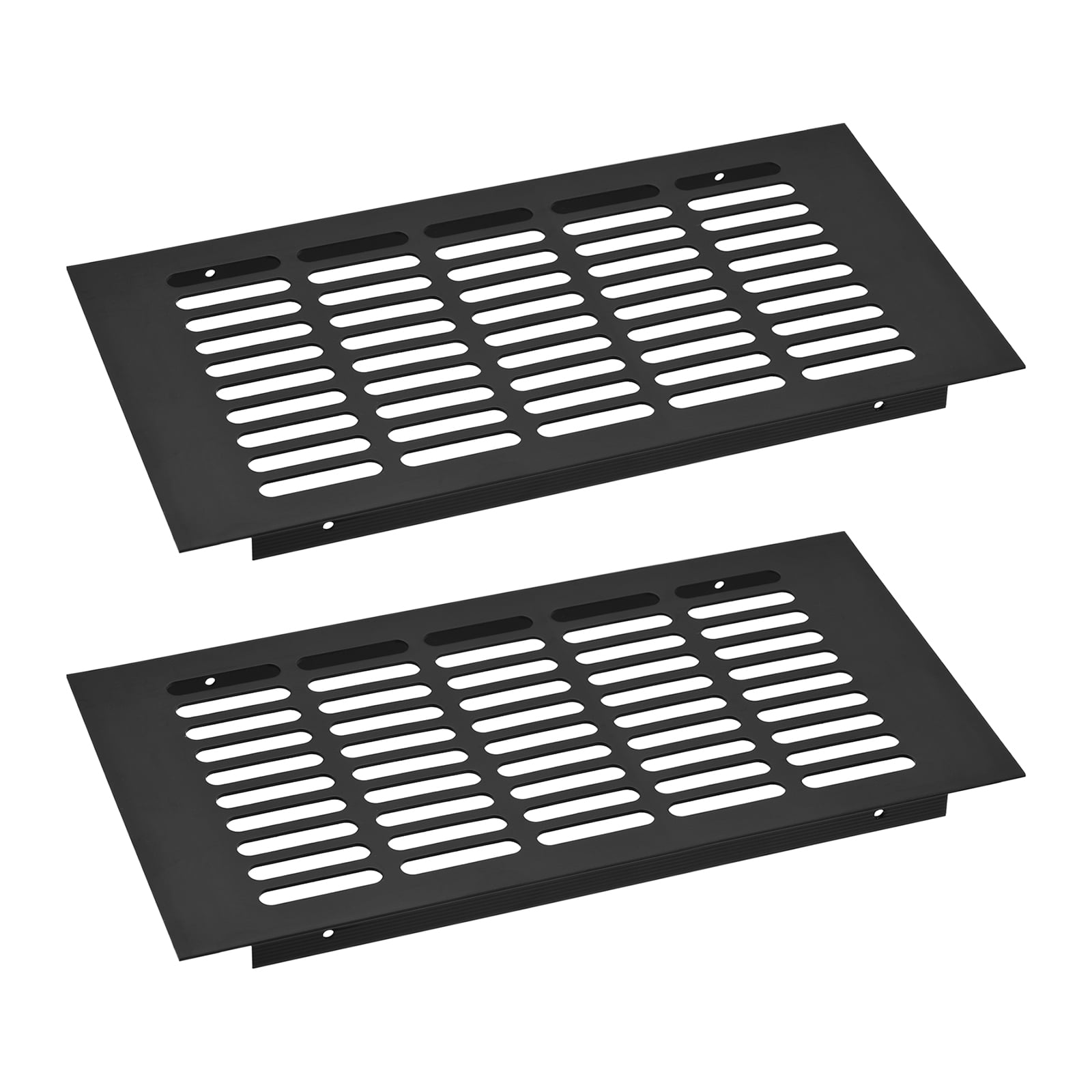 2Pack Rectangle Ventilation Grille Aluminum Alloy Mesh Air Vent Cover, 300x150mm