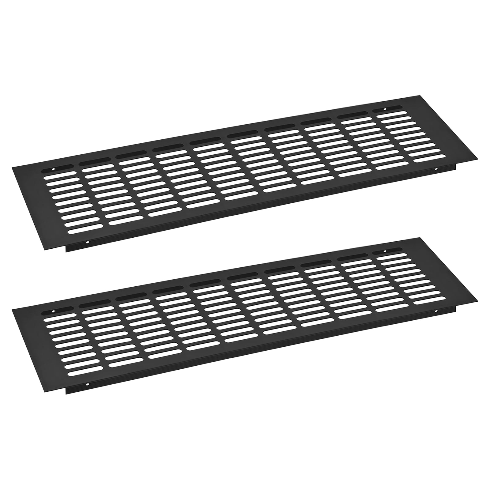 2Pack Rectangle Ventilation Grille Aluminum Alloy Mesh Air Vent Cover, 500x150mm