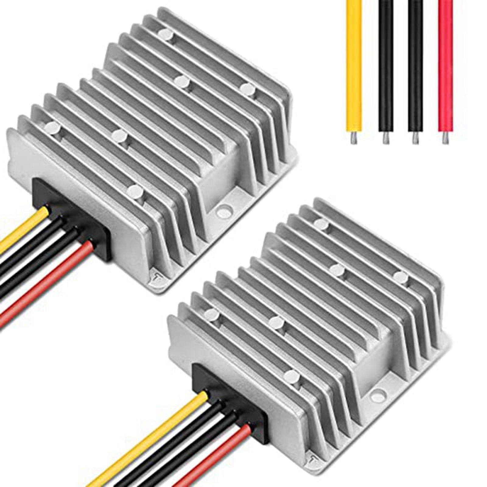 2Pack Reducer Converter DC 36V/48V To 12V 20A 240W Automatic Voltage