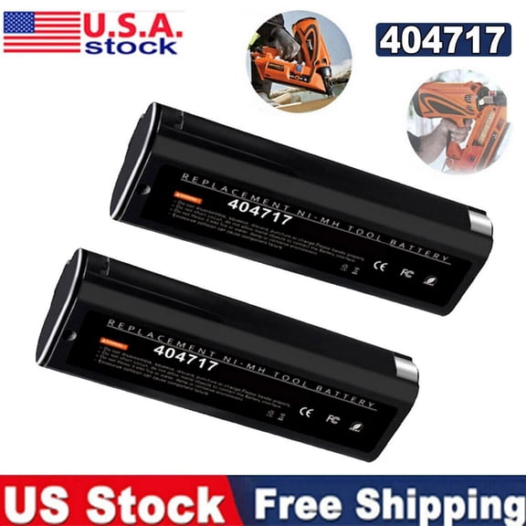 2Pack Replace for Paslode PSSC05 404717 Battery 6V 4800mAh Ni-MH 900600 901000 902000 B20720 CF-325