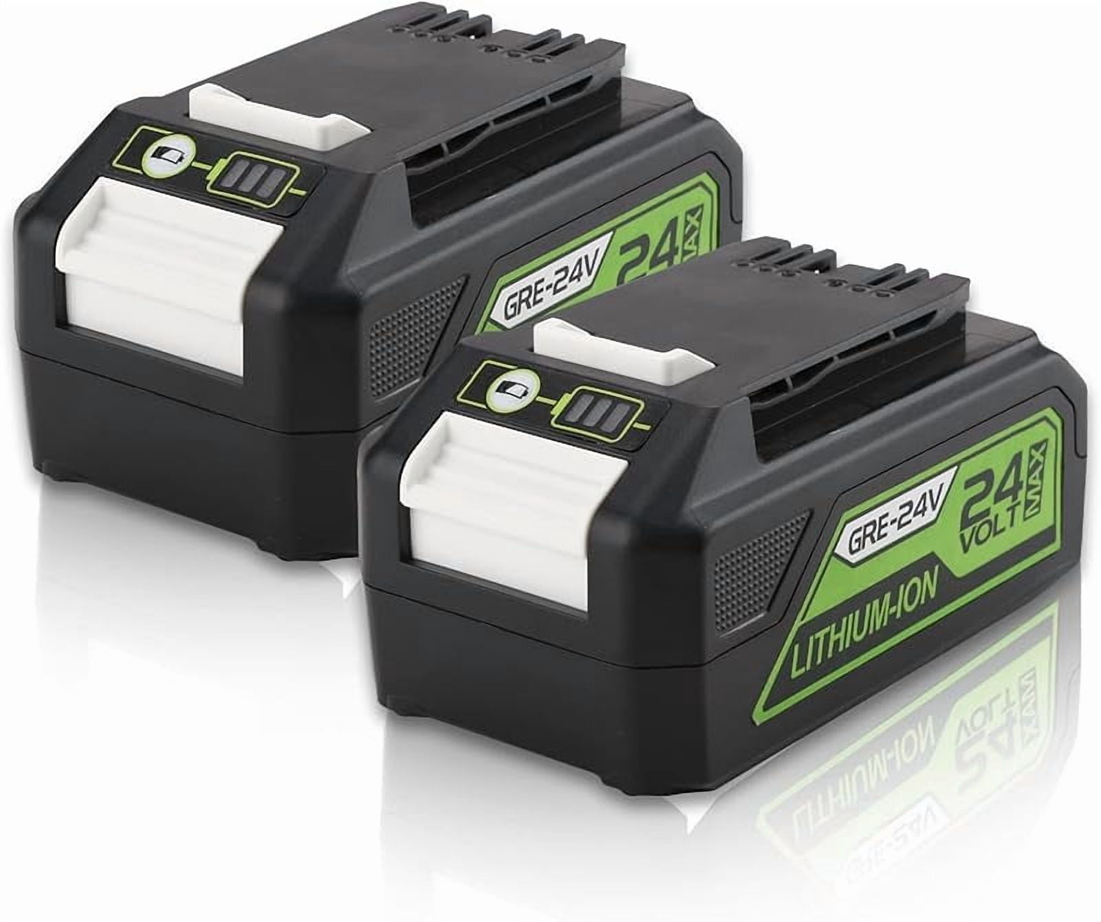 2Pack Replacement Green-works 24V Lithium Battery 5.0Ah 29842 29852 ...