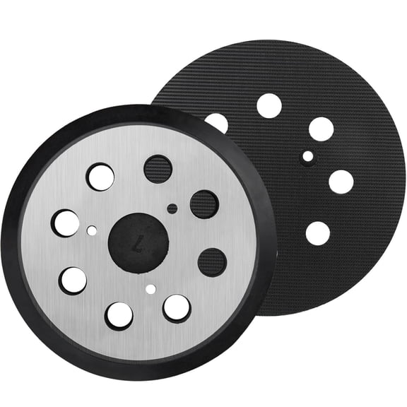 SATC 2Pack Replacement Sander Pad 5" 8-Hole Hook Loop Orbital Sanding Replacement Pad Sanding Disc
