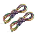 thumbnail image 1 of 2Pack Rhinestone Shoe Lace, 63" Bling Glittered Ropes Drawstring Cords Replacement (Rainbow), 1 of 6