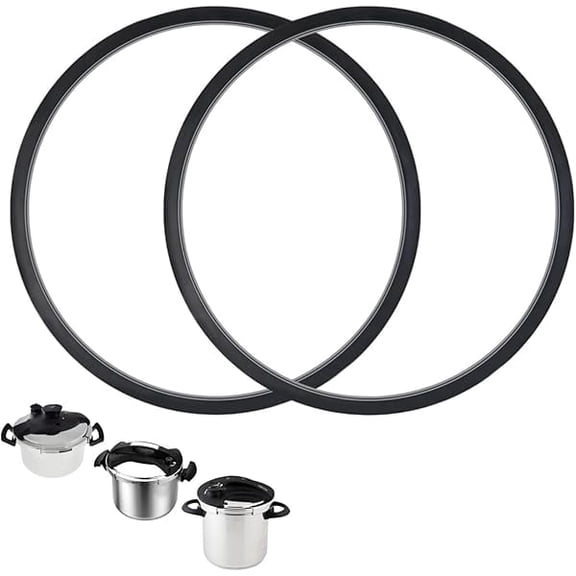 2PackS-9882 Replacement Mirro Pressure Canner Gasket, Pressure Cooker Gasket Sealing Ring Fits for Mirro 12qt/16qt/22qt model M-0406 / M-0522 / M-0312 / M-0512 / M-0416 / M-0526 / M-0622