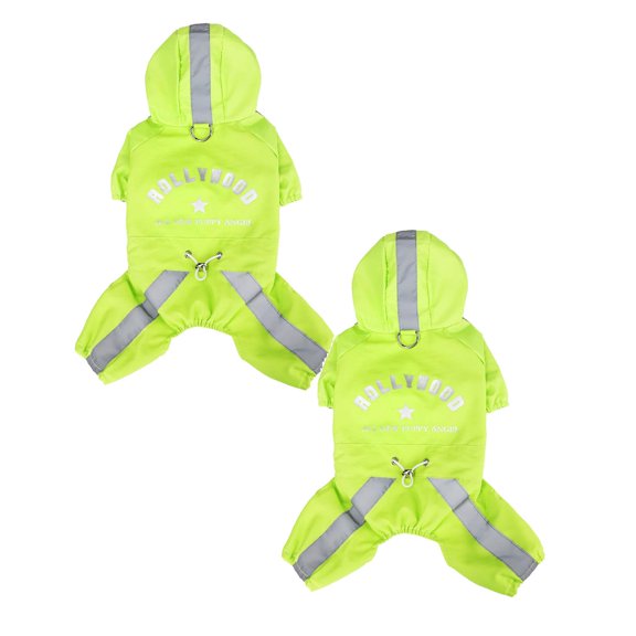 2Pack Sale Countdown! Dog Raincoat With Clear Hood Poncho Rain Jacket For Small Medium Dogs Nighttime Reflective Strip Pet Raincoat Pet Raincoat Birthday Gift For Pet Dog Cat S