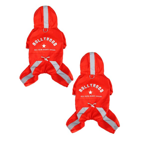 2Pack Sale Countdown! Dog Raincoat With Clear Hood Poncho Rain Jacket For Small Medium Dogs Nighttime Reflective Strip Pet Raincoat Pet Raincoat Birthday Gift For Pet Dog Cat S