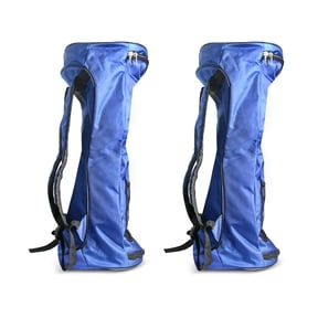 2Pack Self-Balancing Scooter Carrying Backpack Bag for 6.5" 7" and 8" Two-Wheel Hover Board Bag Smart Balancing Scooters Storage Case Blue