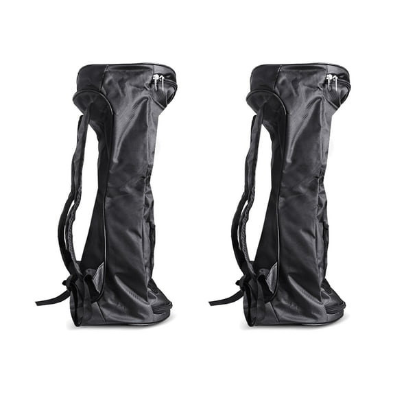 2Pack Self-Balancing Scooter Carrying Backpack Bag for 6.5" 7" and 8" Two-Wheel Hover Board Bag Storage Case Black