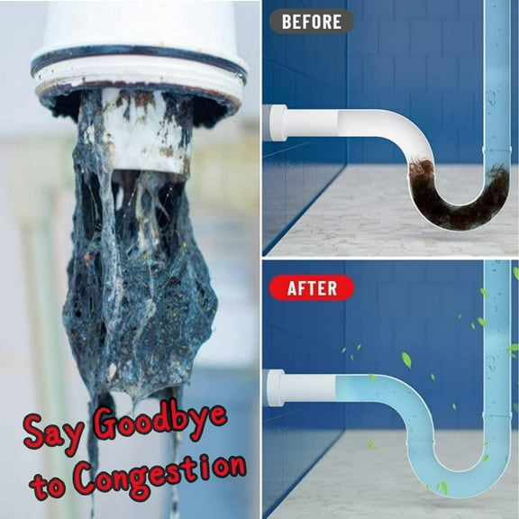 2Pack Sewer Cleaning Tool High-Pressure Nozzle, Sewer Jetter Kit for Pressure Washer, 5000 PSI Quick Connect Plug, 1 Front Jet and 6 Rear Jets Sewer Jetter Nozzle with 1/4" Quick Connector