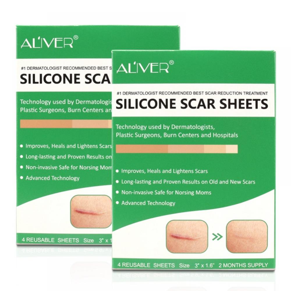2Pack Silicone Scar Removal Sheets, Silicone Scar Sheets for Scars
