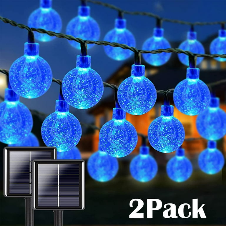 Festive Outdoor String Lights, Solar Powered, 60 Lights Festive Outdoor String Lights, Solar Powered, 60 Lights