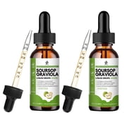 2PackSoursop Graviola Liquid Drop,Support Immune & Antioxidant,Cell Support & Regeneration,4 fl oz