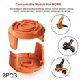 thumbnail image 1 of 2Pack Spool Cap Covers Fits Worx GT Cordless Grass Trimmer 50006531 WA6531 WG150, 1 of 1