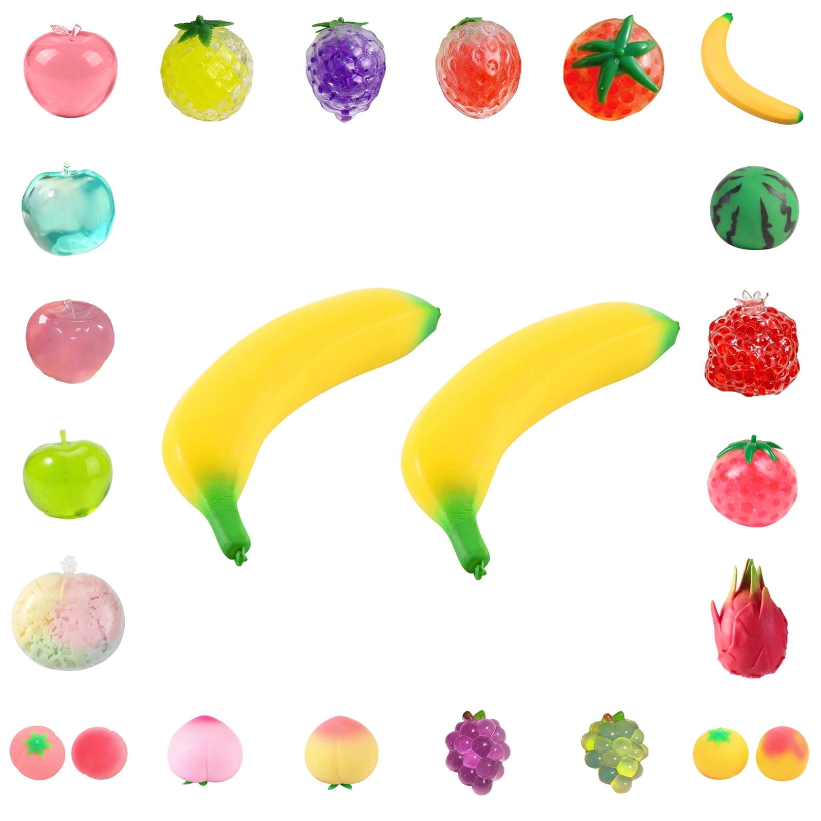 2Pack Squishies Giant Banana Toy, Giant Banana Squishy Fidget Toys ...