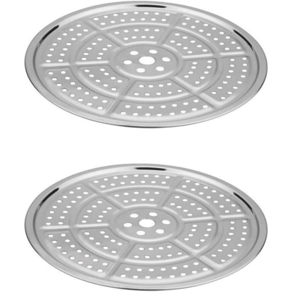 2Pack Stainless Steel Canner Rack, 14-Inch Pressure Canning Rack Durable Canning Racks Round Canner Rack Steaming Tray for Pressure Canner Cooking Toast Baking