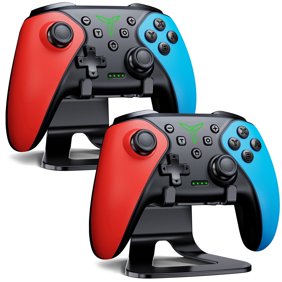 Beboncool 2 Pack Wireless Switch Controller with 2 Storage Stands, Programmable Gamepad for Switch 2/Switch OLED/Lite