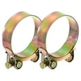 thumbnail image 1 of 2Pack T-Bolt Hose Clamps, 60-63mm/2.36"-2.48" ID Range, Iron Radiator Hose Clamp Intake Clamp, 1 of 4