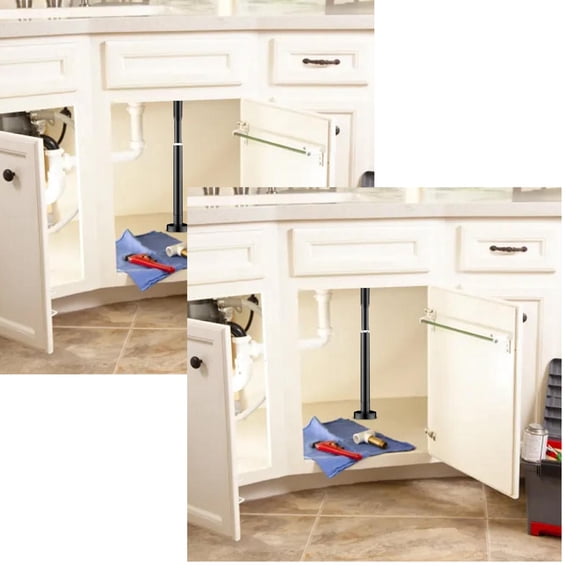 2Pack Telescopic Support Pole Adjustable Support System Cabinet Adjustable Support Pole Rod 30 50Cm/50 80Cm Cabinet Lifting Bracket For Cabinet Sofa Hooks Home Decor