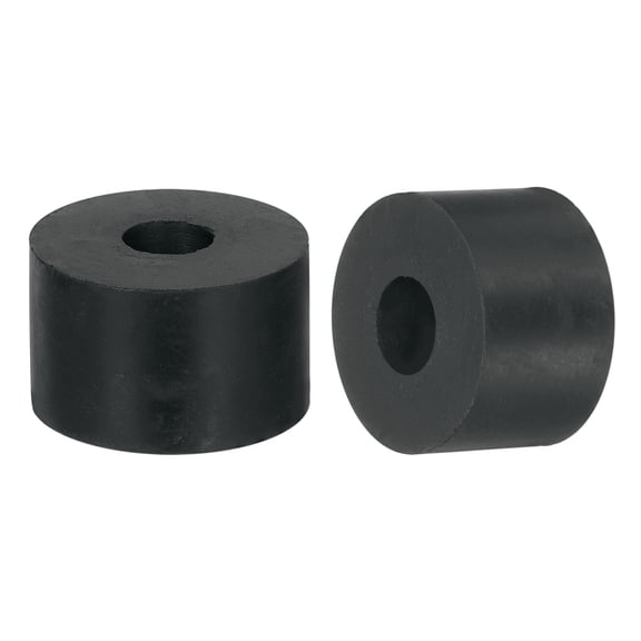 2Pack Thick Rubber Spacer, 1-9/16 Inch OD x 9/16 Inch ID x 1 Inch Thickness