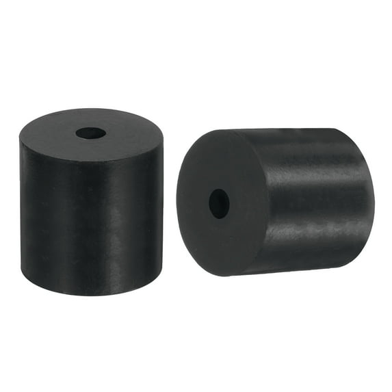 2Pack Thick Rubber Spacer, 2 Inch OD x 1/2 Inch ID x 2 Inch Thickness