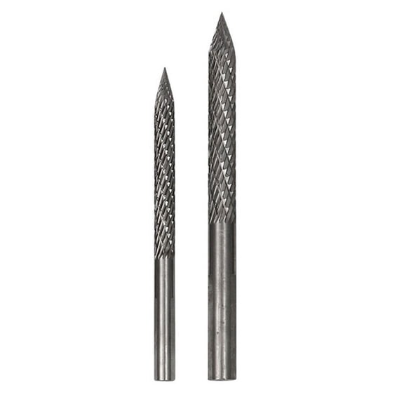 2Pack Tire Bit Multi Sizes Repair Carbide Burr Drill Patches Plug Cutters Wire Cutter Reamer 6mm 8mm