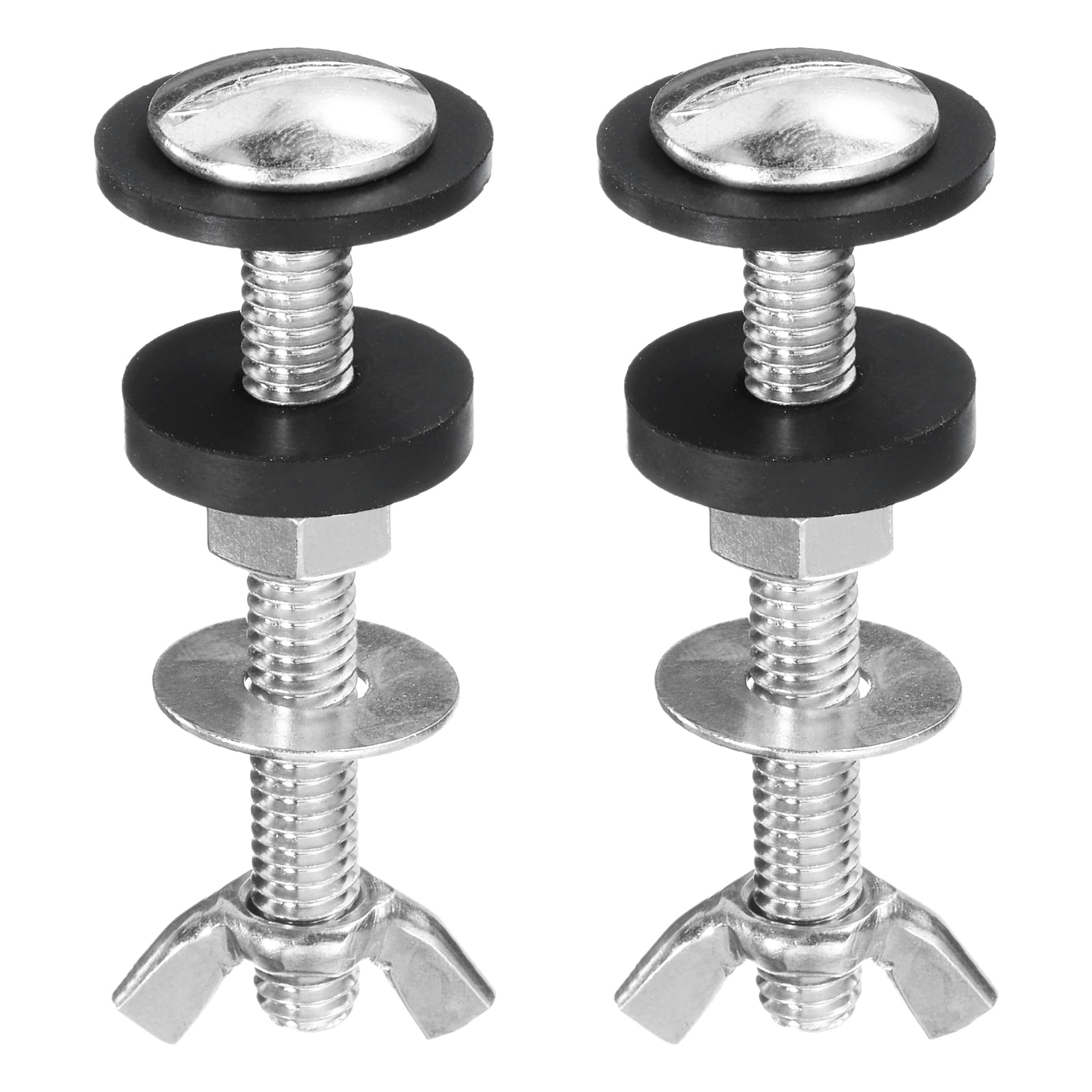 2Pack Toilet Tank to Bowl Bolts Repair Kit, Toilet Tank Bolts with Nuts