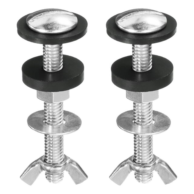 2Pack Toilet Tank to Bowl Bolts Repair Kit, Toilet Tank Bolts with Nuts