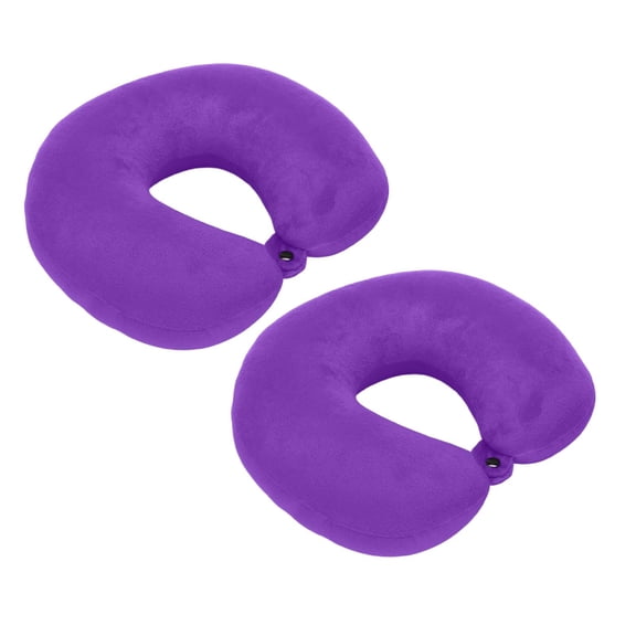 2Pack Travel Pillow Memory Sponge Head And Neck Support Aircraft Pillow Used For Travel Car Home Office Travel Neck Flight Pillow Pillow Case Home Decor