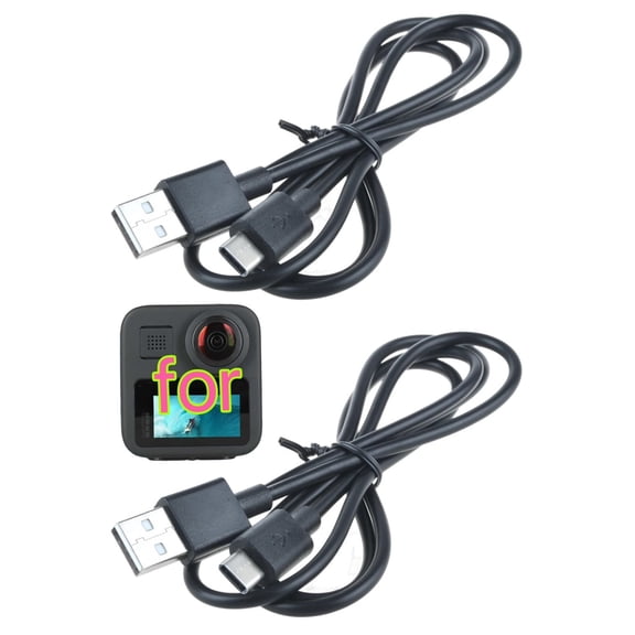2Pack USB Cable Cord Compatible with Gopro Max, Gopro Hero 2018, Gopro Hero 5 Session