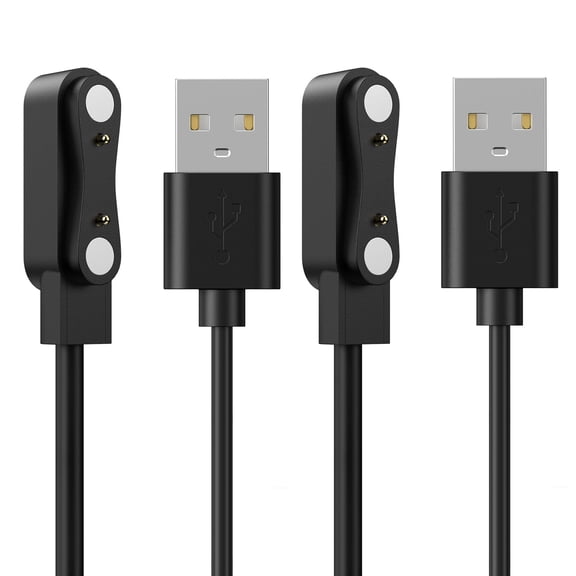 2Pack USB Magnetic Charger for Da Fit Smart Watch, Replacement Charging Cable Accessory for VeryFit/VeryFitPro IDW Series ID208 GTX20