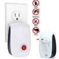 thumbnail image 1 of 2Pack Ultrasonic Pest Repeller,Electronic Plug-in Indoor Mosquito Repellent Pest Control for Insects Roaches Mice Bugs Mouse Rodents Mosquitoes Spiders,US Plug,Range to 120sqm, 1 of 8