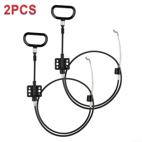UHUSE 2Pack Black Recliner Release Cable Replacement D-Ring Pull Handle for Sofa Chair, 91cm