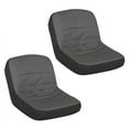thumbnail image 1 of 2Pack Universal Riding Lawn Mower Tractor Seats Cover Padded Comfort Pad Storage Pouch Medium Black, 1 of 4