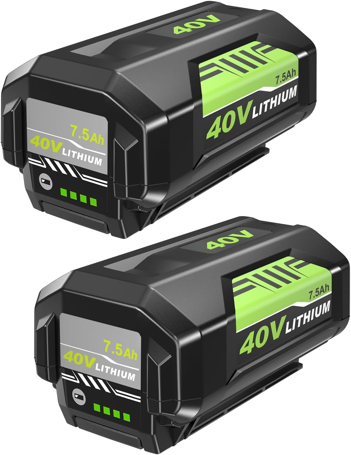 2Pack Upgraded 7500mAh OP4026A Battery Replacement for Ryobi 40v 7.5Ah Lithium OP40601 OP4050A OP4040 OP4075A Compatible with Batteries 40V Power Tools