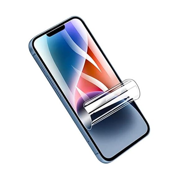 2Pack Upgraded Hydrogel Screen Protector For iPhone 14 (6.1"), Non-breakable Flexible TPU&Case Friendly Transparent Soft Protective Film (Not Tempered Glass)