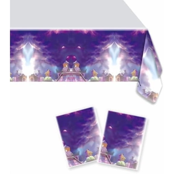 2Pack Video Games Party Tablecloth 42 " 71", Video Games Theme Party Baby Shower Birthday Decorations