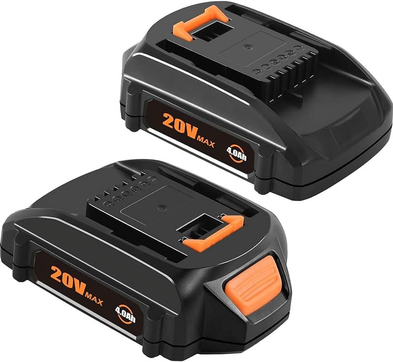 Persever 2Pack 20V 4.0Ah Lithium Rechargeable Battery, Compatible