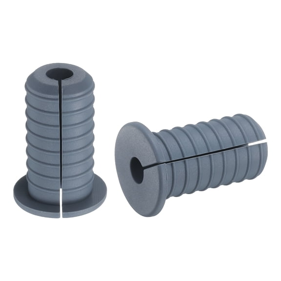 2Pack Wall Grommets, 19mm Silicone Cable Pass Through Bushing Grommets, Gray