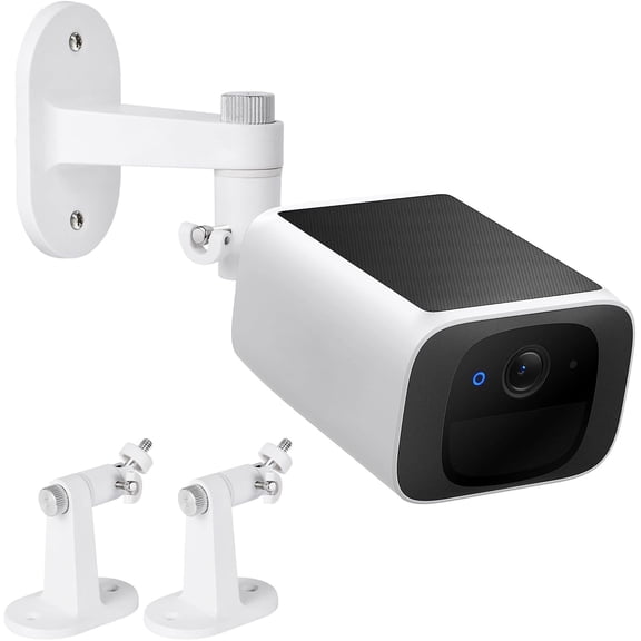 2Pack Wall Mount Compatible with eufyCam 2C/2C Pro, 2/2 Pro, 3C/S300, 3/S330, Also for SoloCam S220/C210, Adjustable Camera Mount Brackets for Eufy Camera Indoor/Outdoor - White